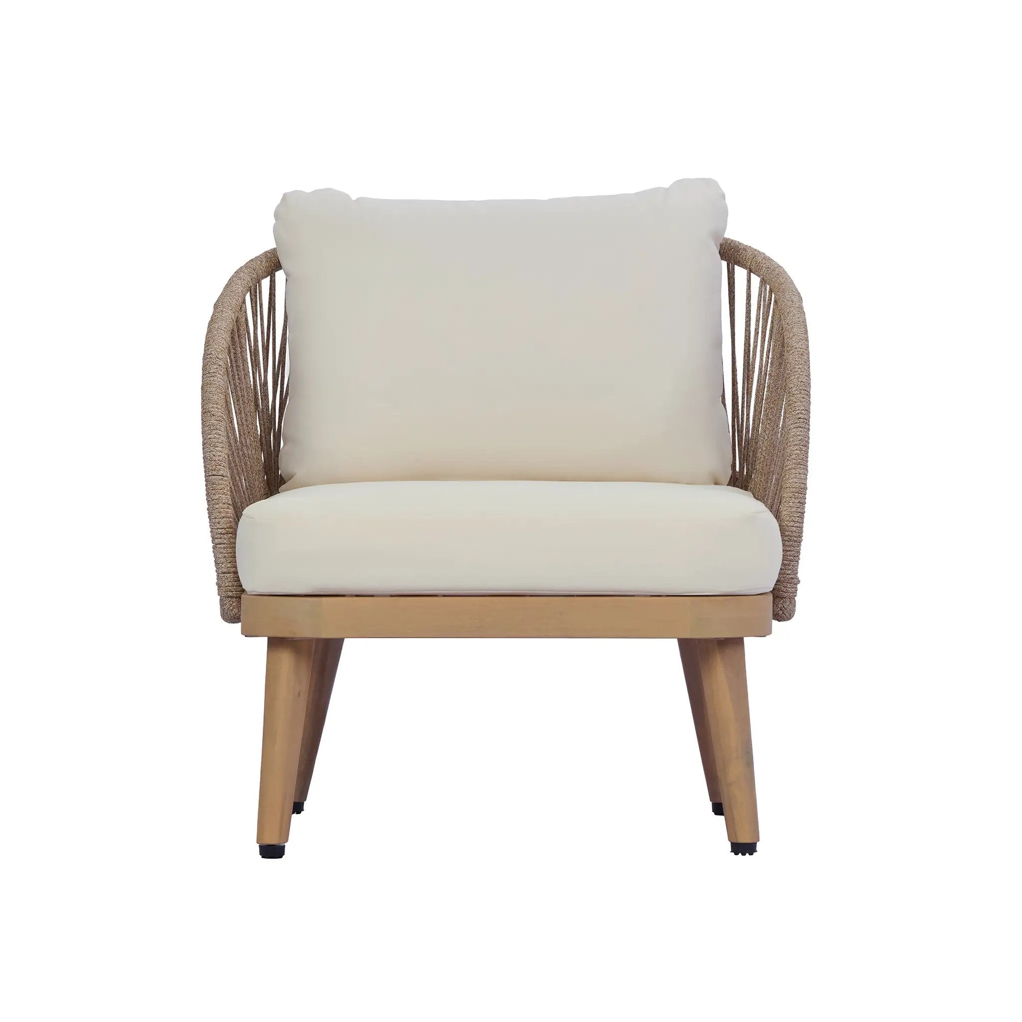 4-Piece Acacia Wood Patio Seating Set by HouseOfZazla