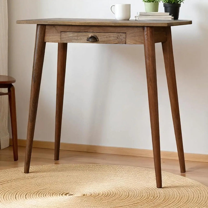 Mini Writing Desk - Oak by HouseOfZazla