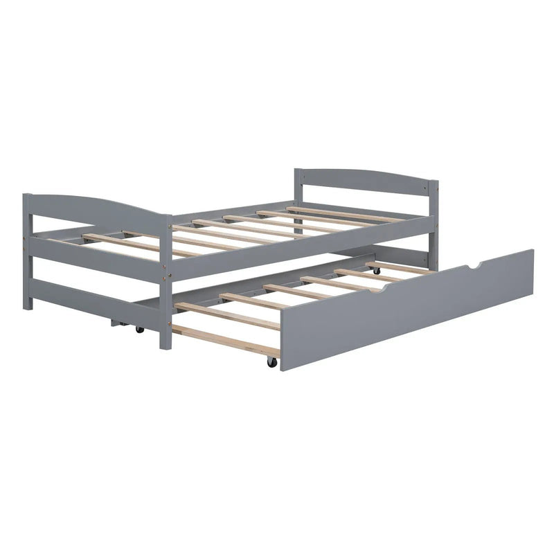 Platform Bed With Trundle by Unique Piece Furniture