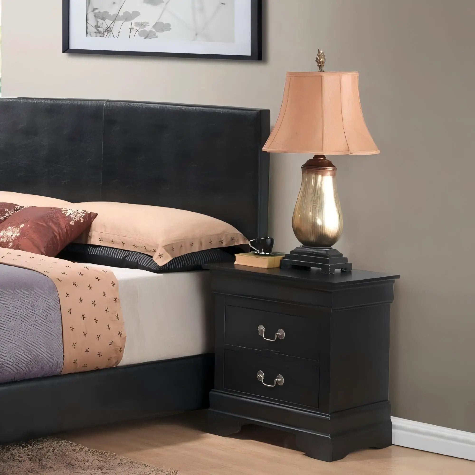 Louis Phillipe - Nightstand - Wood by Unique Piece Furniture