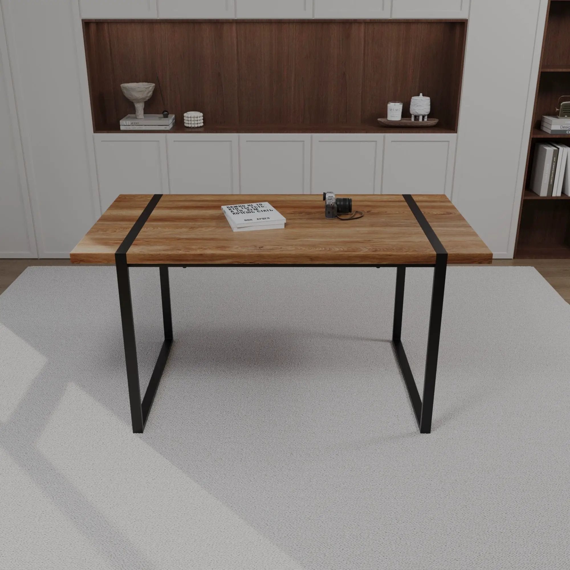 Rectangular Dining Table, 4 - 6 Person Capacity - Wood by Unique Piece Furniture