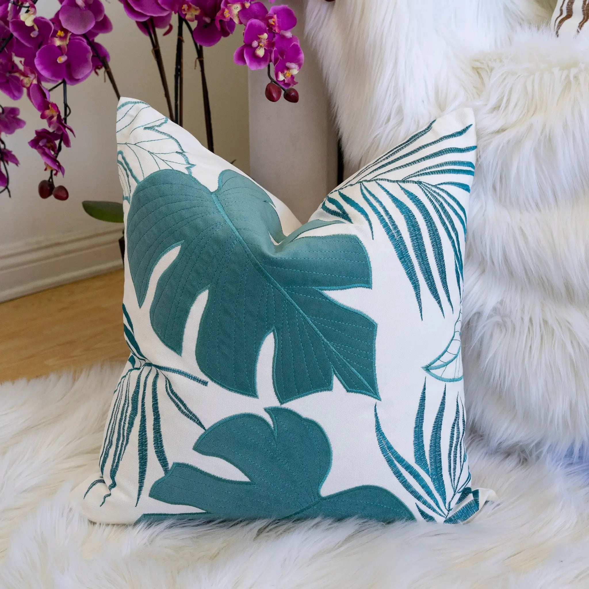Autumn Vibes Leaf Accent Pillow - 2 Pack by HouseOfZazla