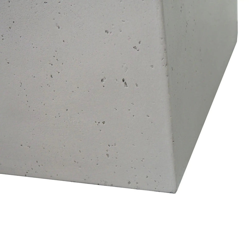 Outdoor Patio Square Gas Burning Concrete Fire Pit 40,000 BTU by HouseOfZazla