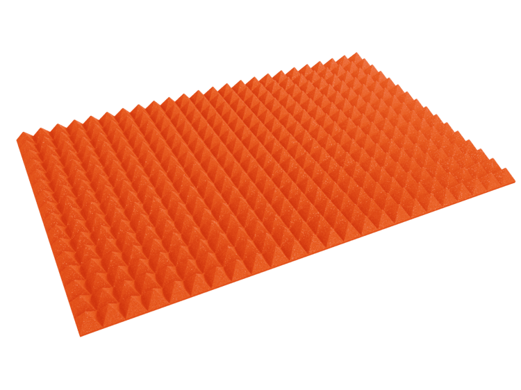 3 Inch Acoustic Foam Pyramid Style Panels - 13 Color Options by SoundAssured
