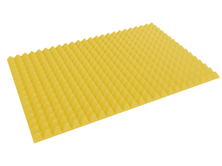 3 Inch Acoustic Foam Pyramid Style Panels - 13 Color Options by SoundAssured