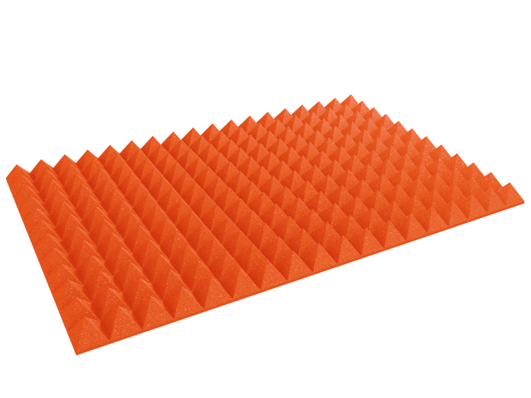 4 Inch Acoustic Foam Pyramid Style Panels - 13 Color Options by SoundAssured