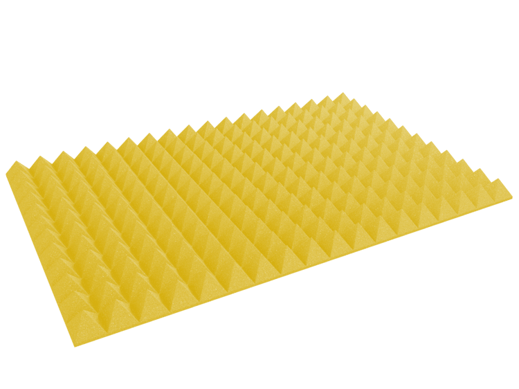 4 Inch Acoustic Foam Pyramid Style Panels - 13 Color Options by SoundAssured