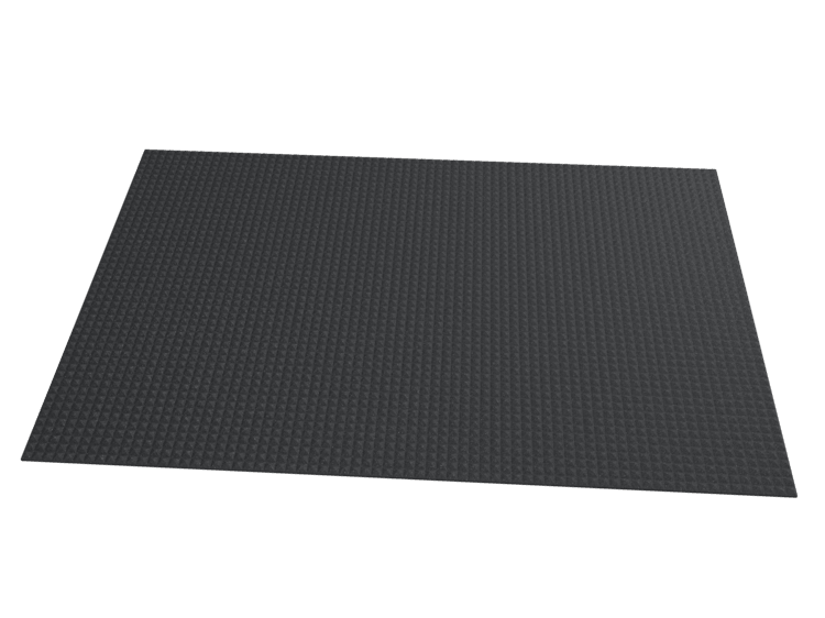 1 Inch Acoustic Foam Pyramid Style Panels - 13 Color Options by SoundAssured