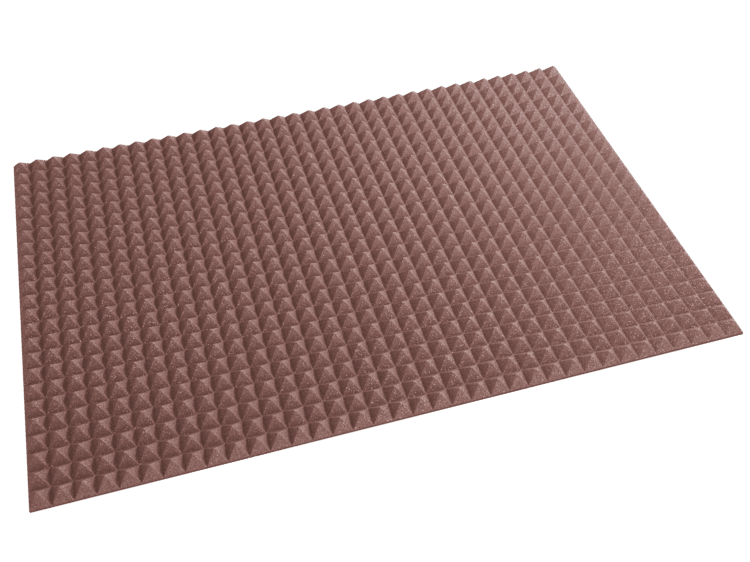 2 Inch Acoustic Foam Pyramid Style Panels - 13 Color Options by SoundAssured