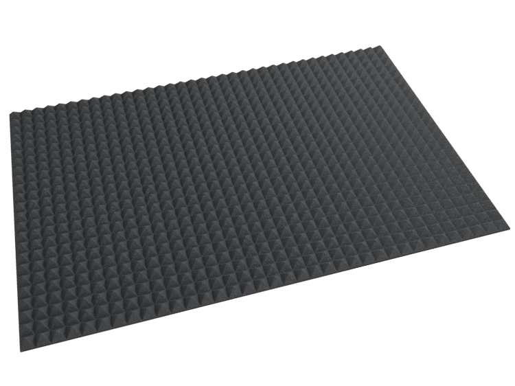2 Inch Acoustic Foam Pyramid Style Panels - 13 Color Options by SoundAssured