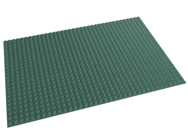 2 Inch Acoustic Foam Pyramid Style Panels - 13 Color Options by SoundAssured