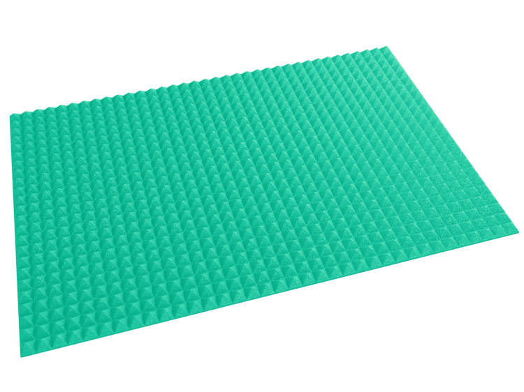 2 Inch Acoustic Foam Pyramid Style Panels - 13 Color Options by SoundAssured