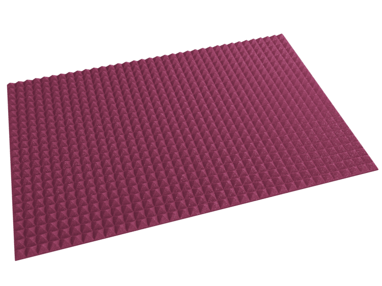 2 Inch Acoustic Foam Pyramid Style Panels - 13 Color Options by SoundAssured