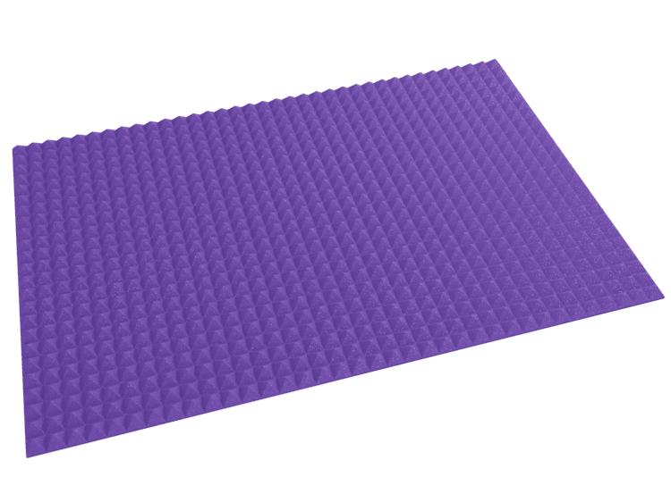 2 Inch Acoustic Foam Pyramid Style Panels - 13 Color Options by SoundAssured