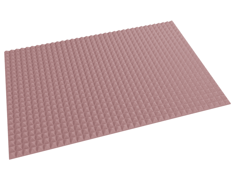 2 Inch Acoustic Foam Pyramid Style Panels - 13 Color Options by SoundAssured