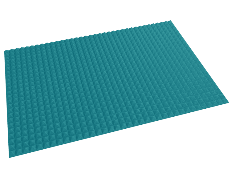 2 Inch Acoustic Foam Pyramid Style Panels - 13 Color Options by SoundAssured