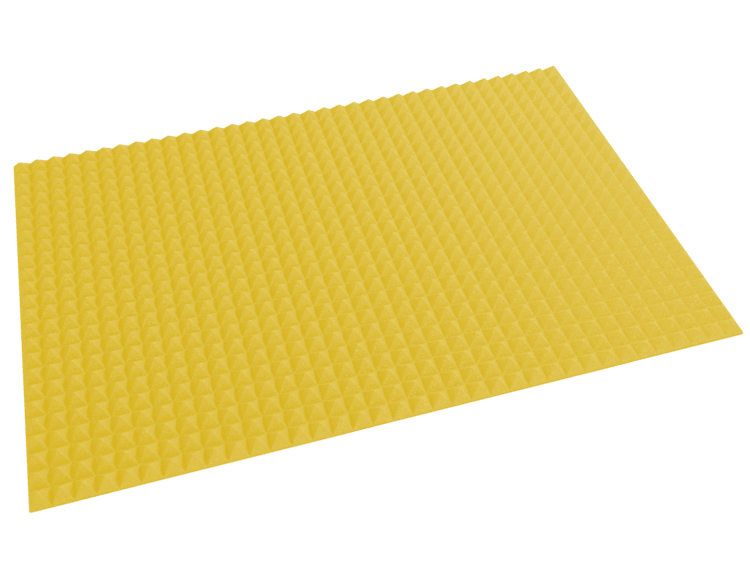 2 Inch Acoustic Foam Pyramid Style Panels - 13 Color Options by SoundAssured