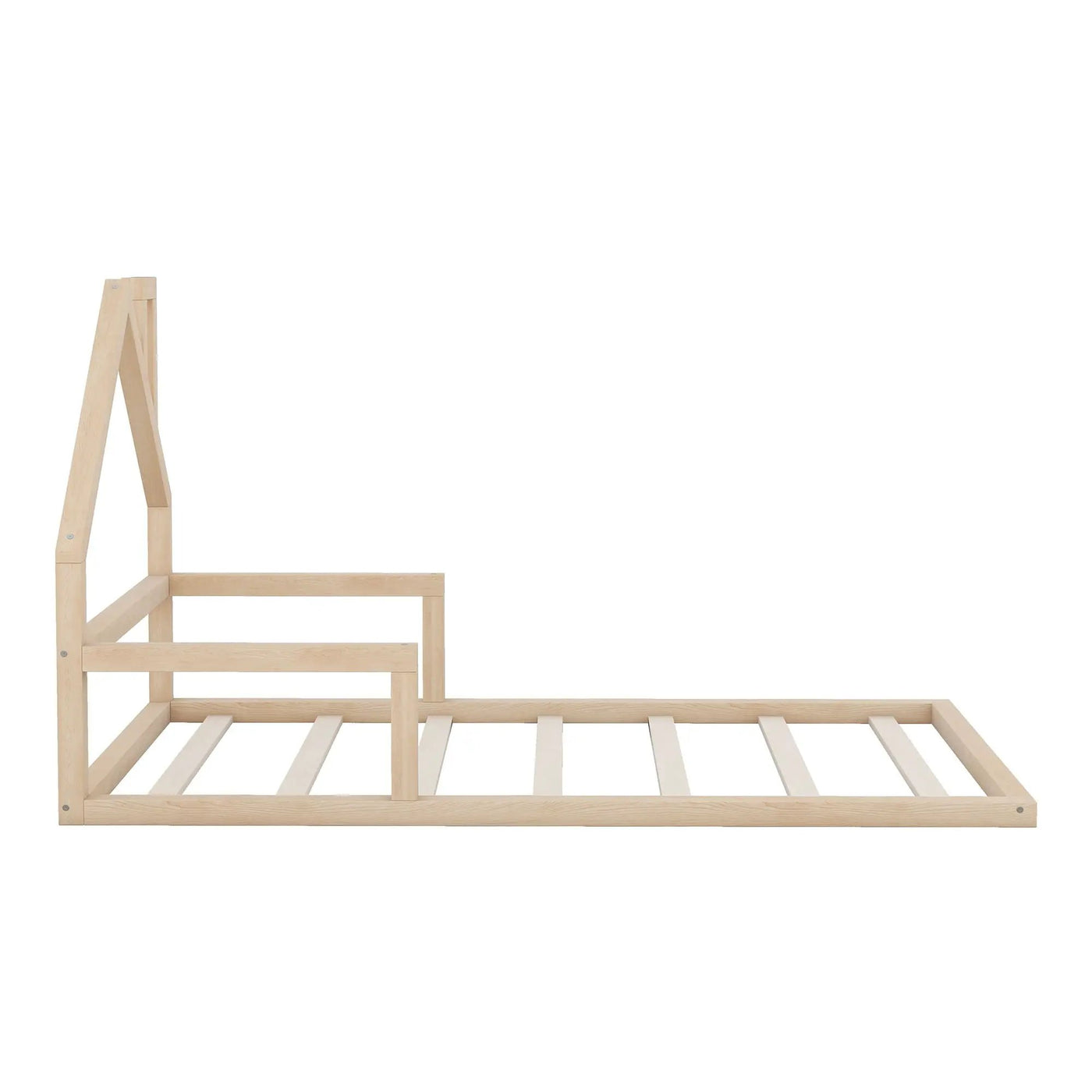 Floor Bed With House Shaped Headboard by HouseOfZazla