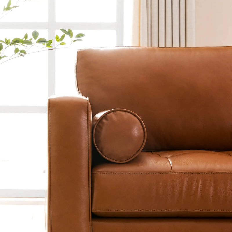 Mid-Century Tufted Sectional With Reversible Chaise by Unique Piece Furniture