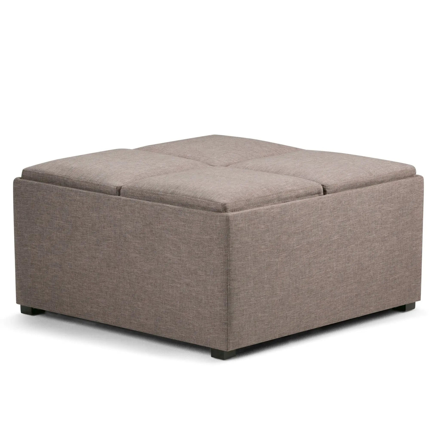 Avalon - Square Coffee Table, Storage Ottoman by Unique Piece Furniture