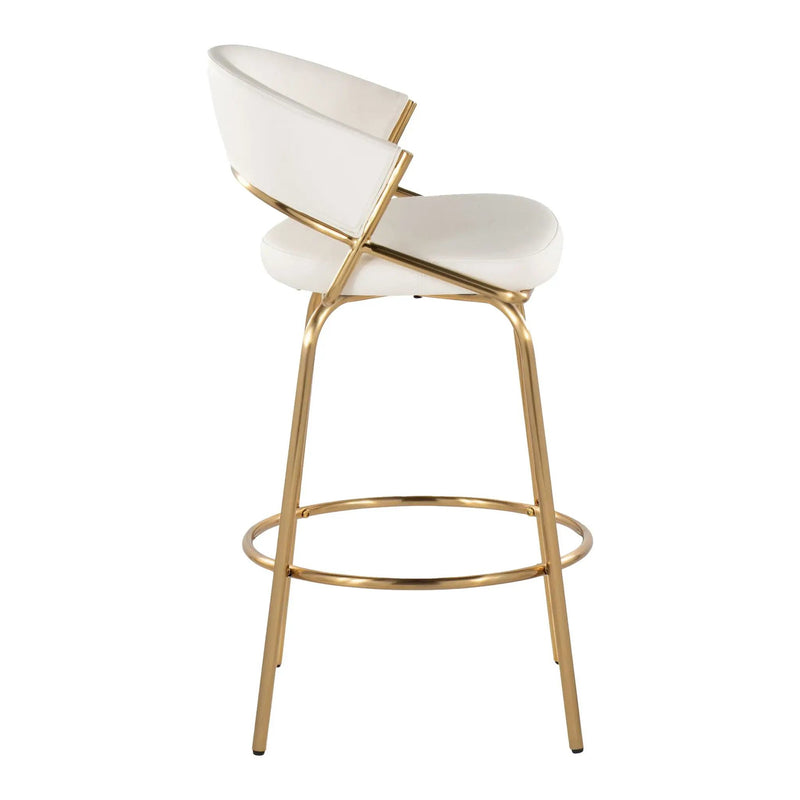 Jie - Glam Fixed Height Counter Stool (Set of 2) by Unique Piece Furniture