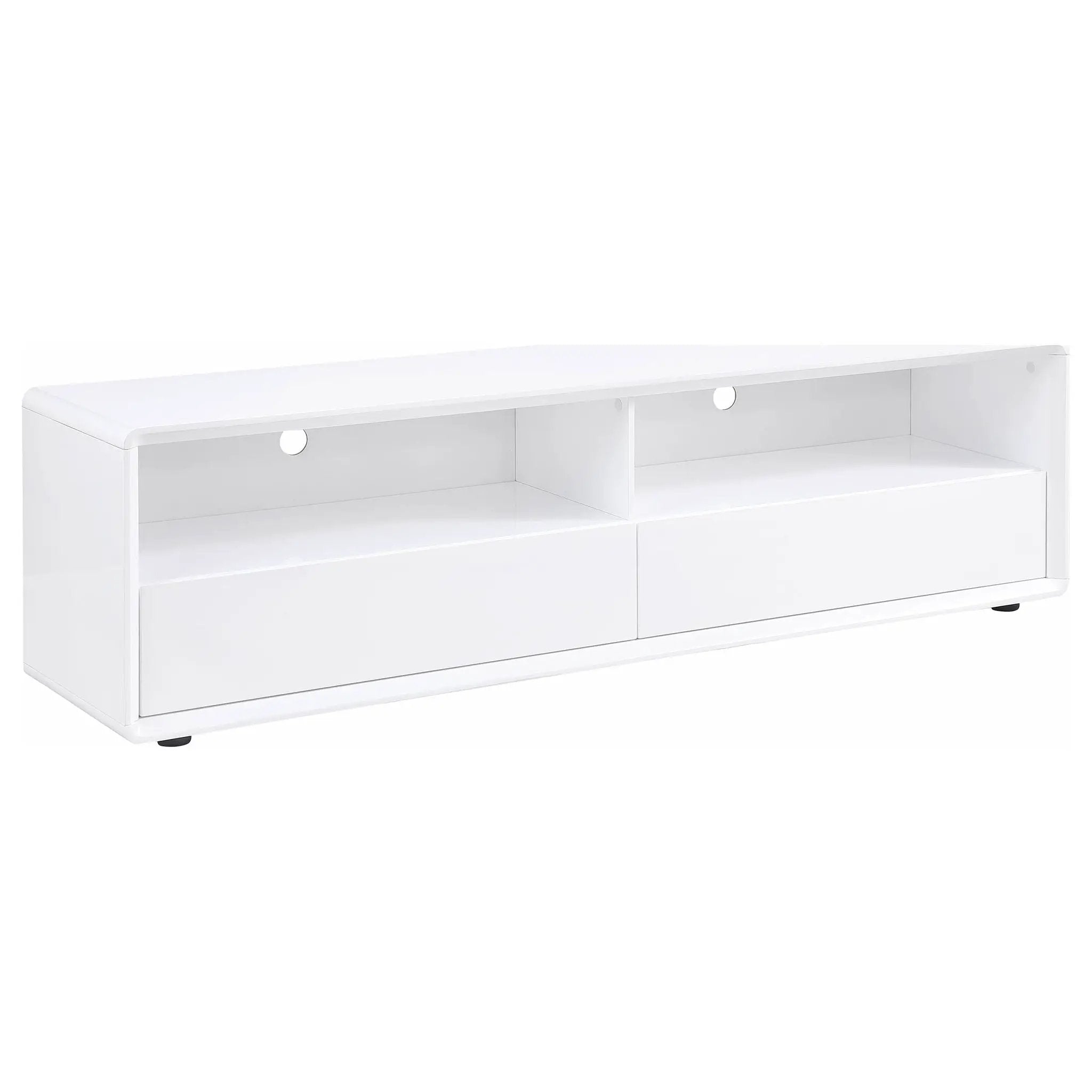 Ellice 71-inch TV Stand Media Console White by Unique Piece Furniture