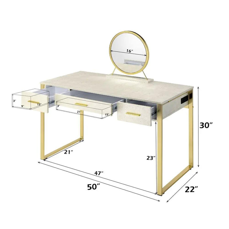Myles - Vanity Desk by Unique Piece Furniture