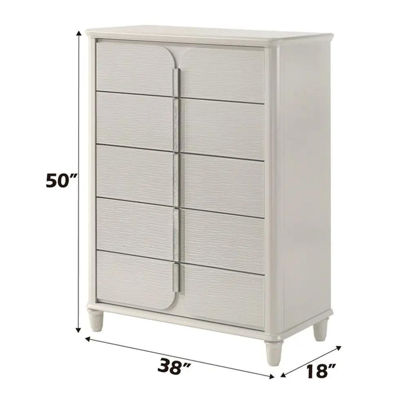 Laveda - Chest - Pearl White by Unique Piece Furniture