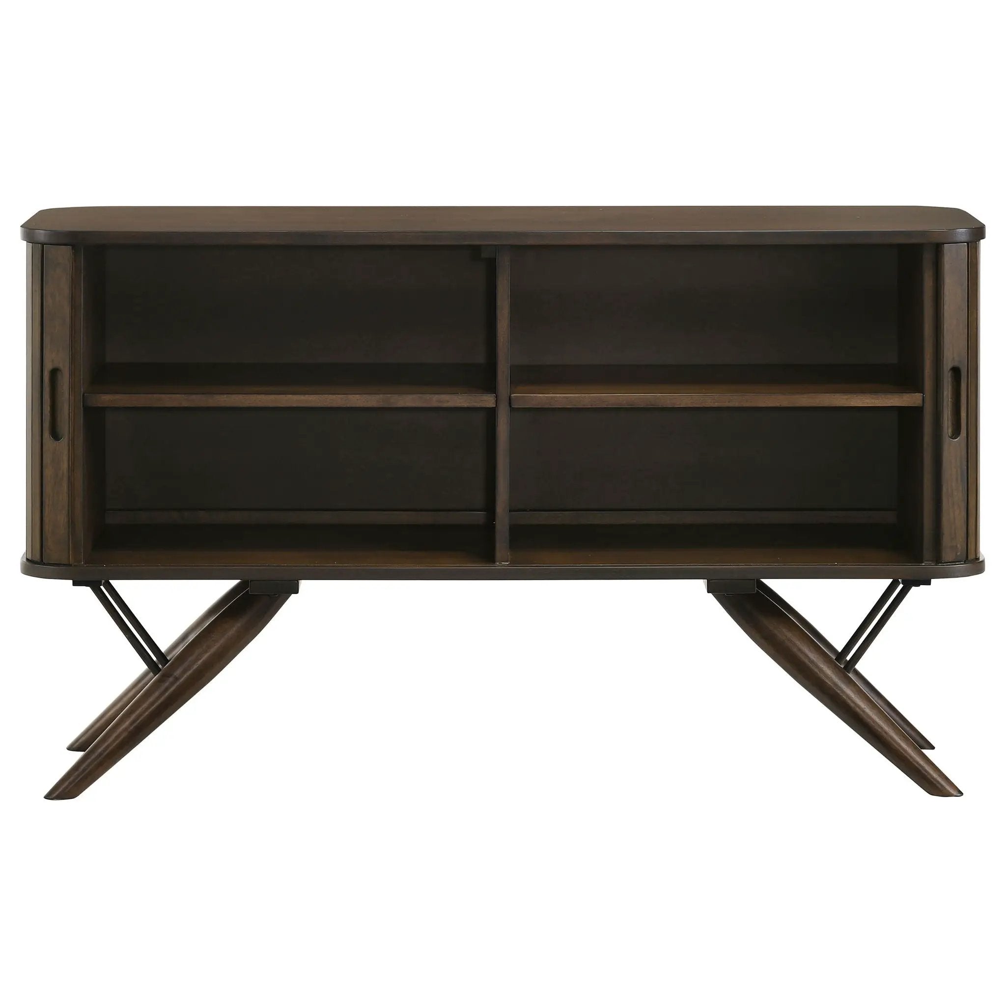 Wes - 2 Door Sideboard Buffet Storage Cabinet - Walnut