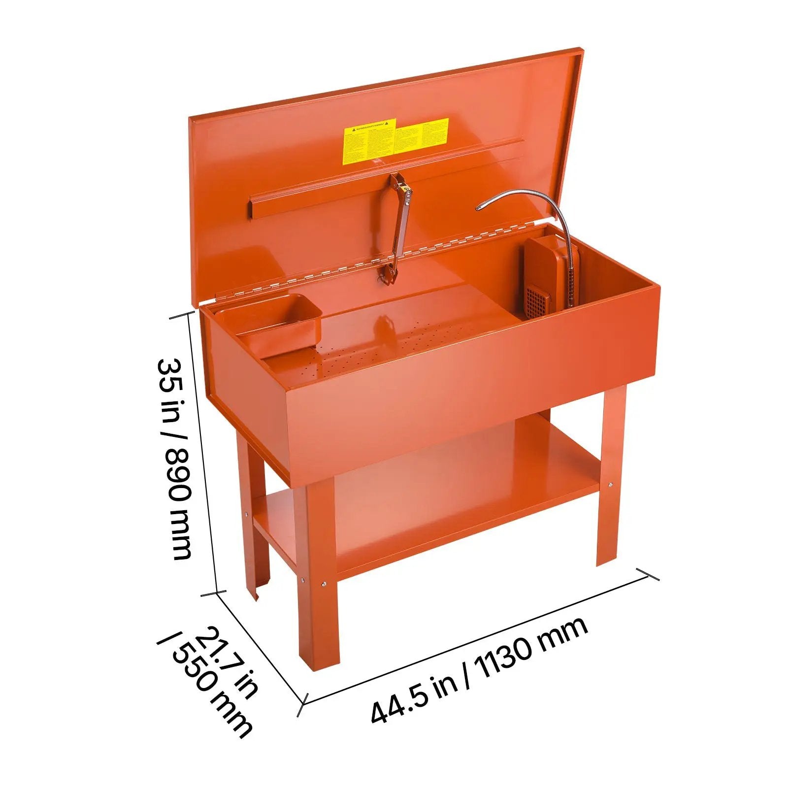 Parts Washer 40-Gallon with Electric Pump for Automotive Cleaning by HouseOfZazla