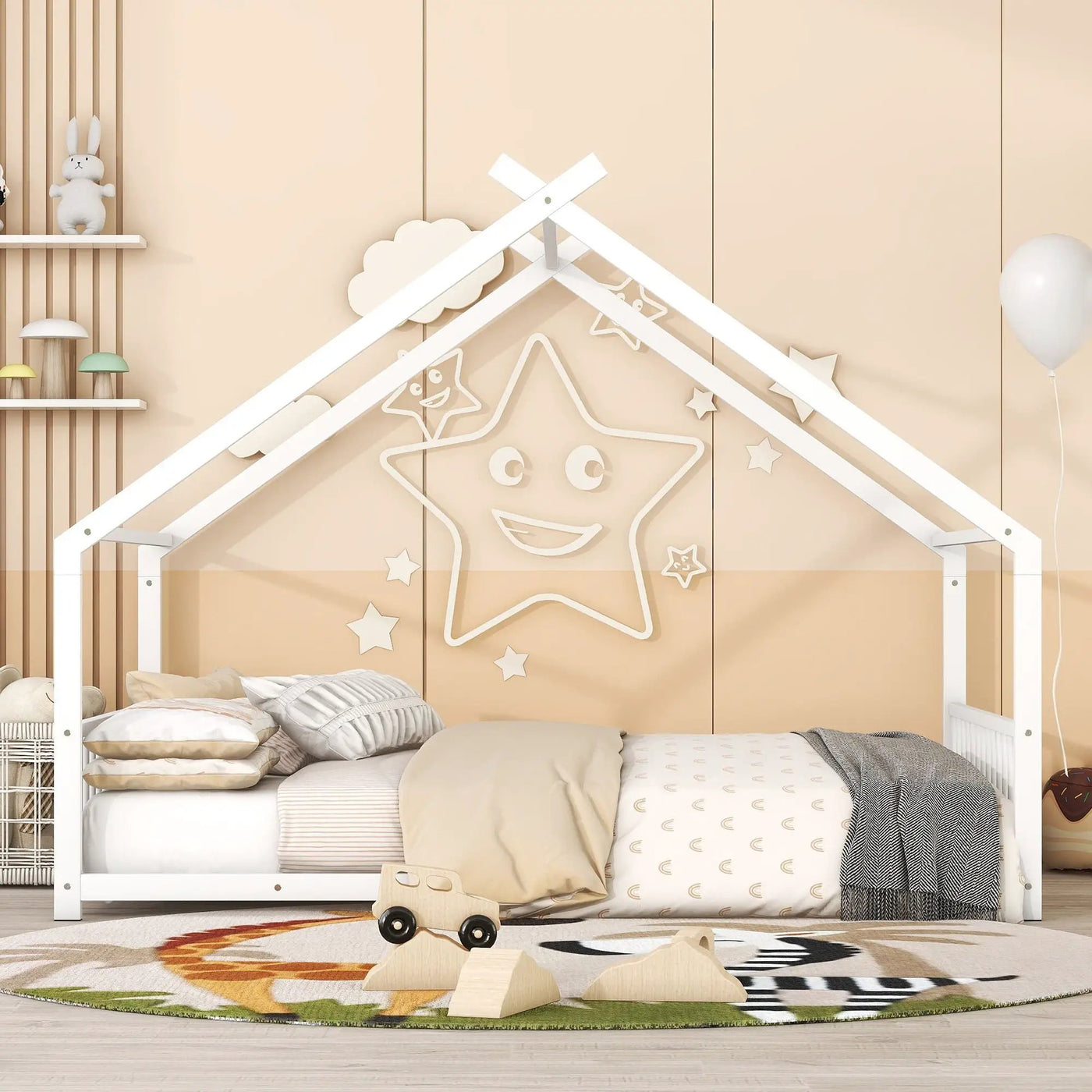 Metal House Bed by HouseOfZazla