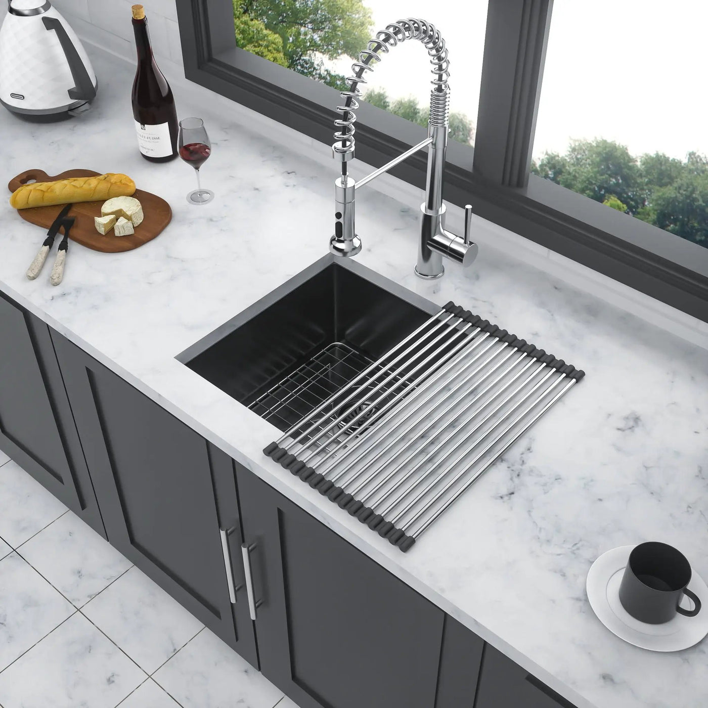 Undermount Kitchen Sink With Deep Single Bowl by HouseOfZazla