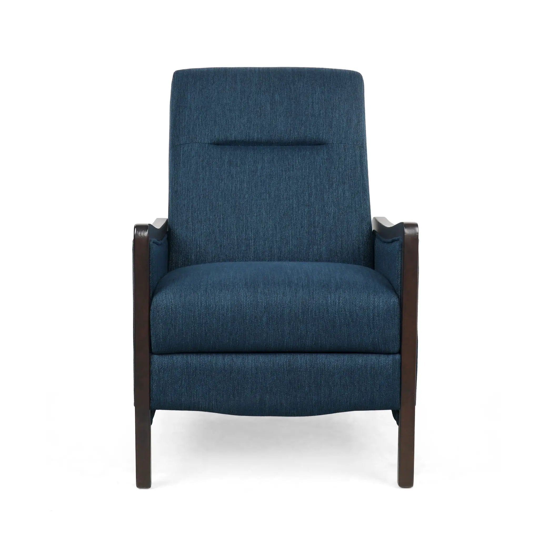Drury Contemporary Fabric Upholstered Pushback Recliner by HouseOfZazla