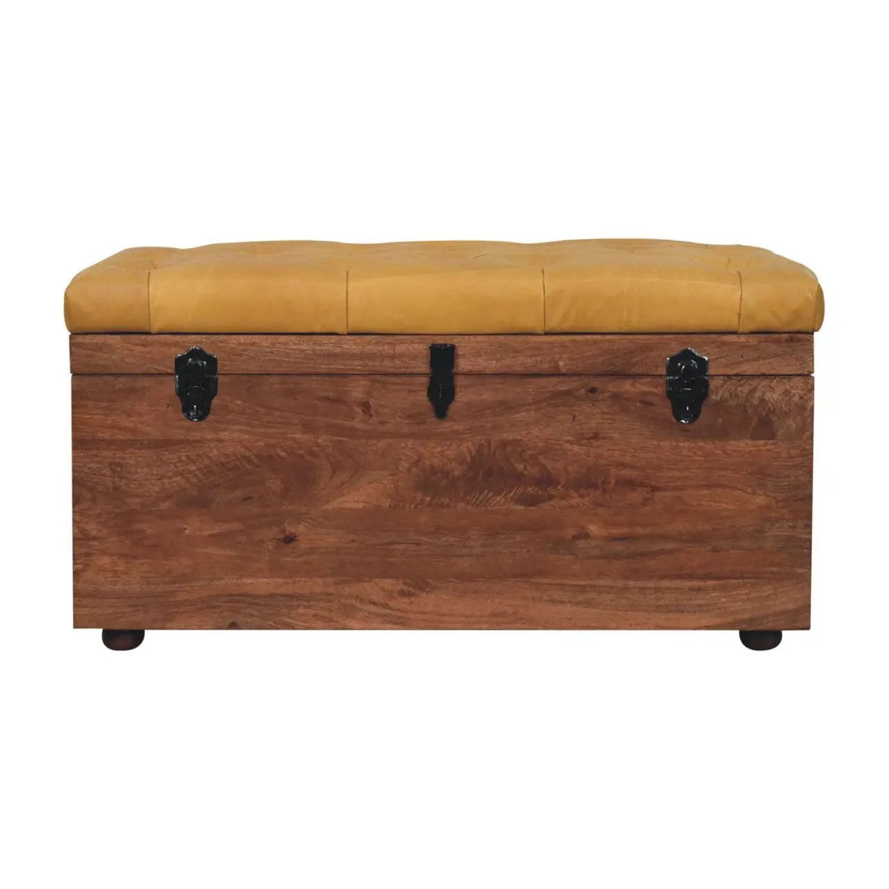 Solid Wood Buffalo Hide Honey by HouseOfZazla