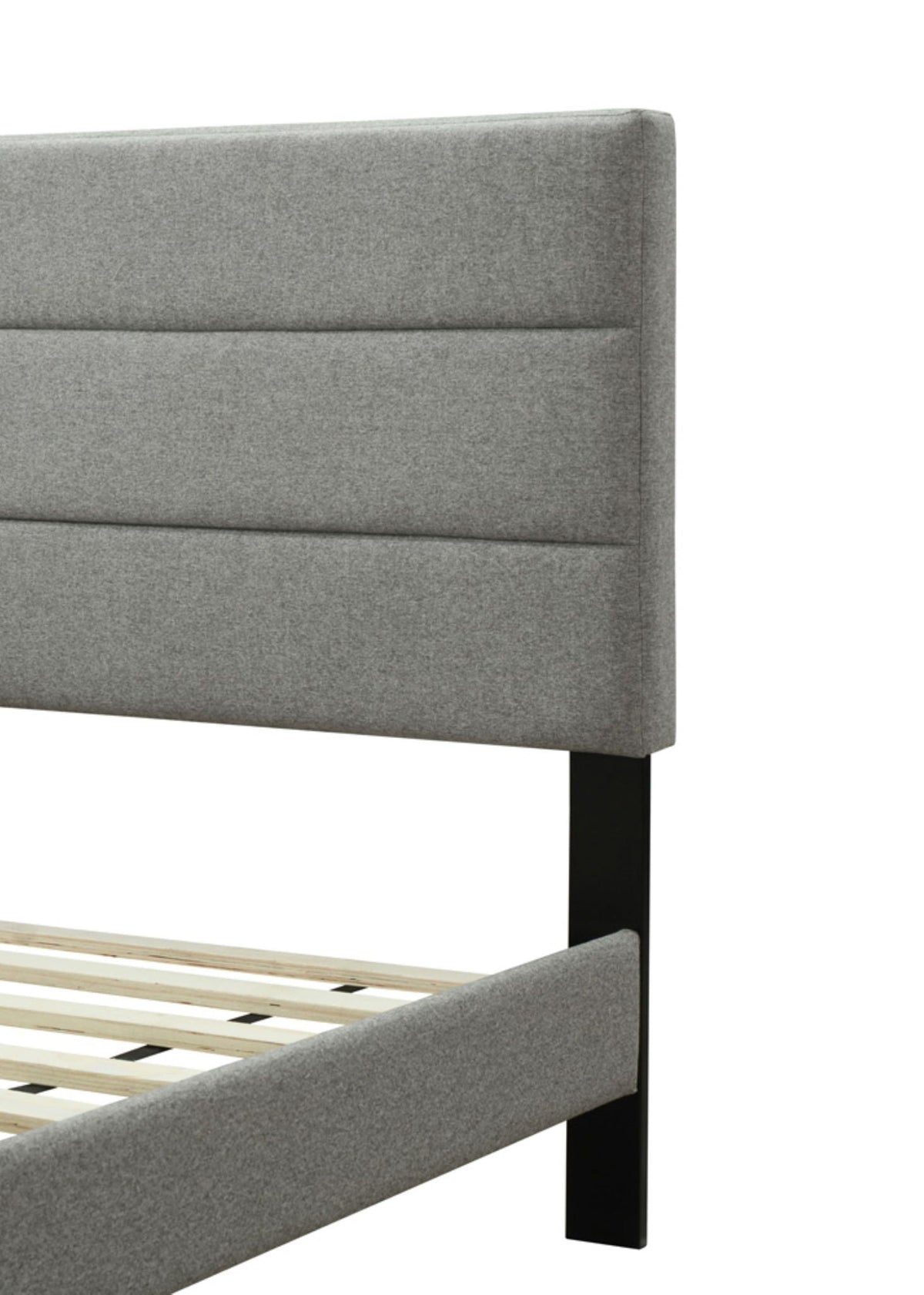 Channel Bed with USB Charging Ports - Dark Gray, photo 2 of 5