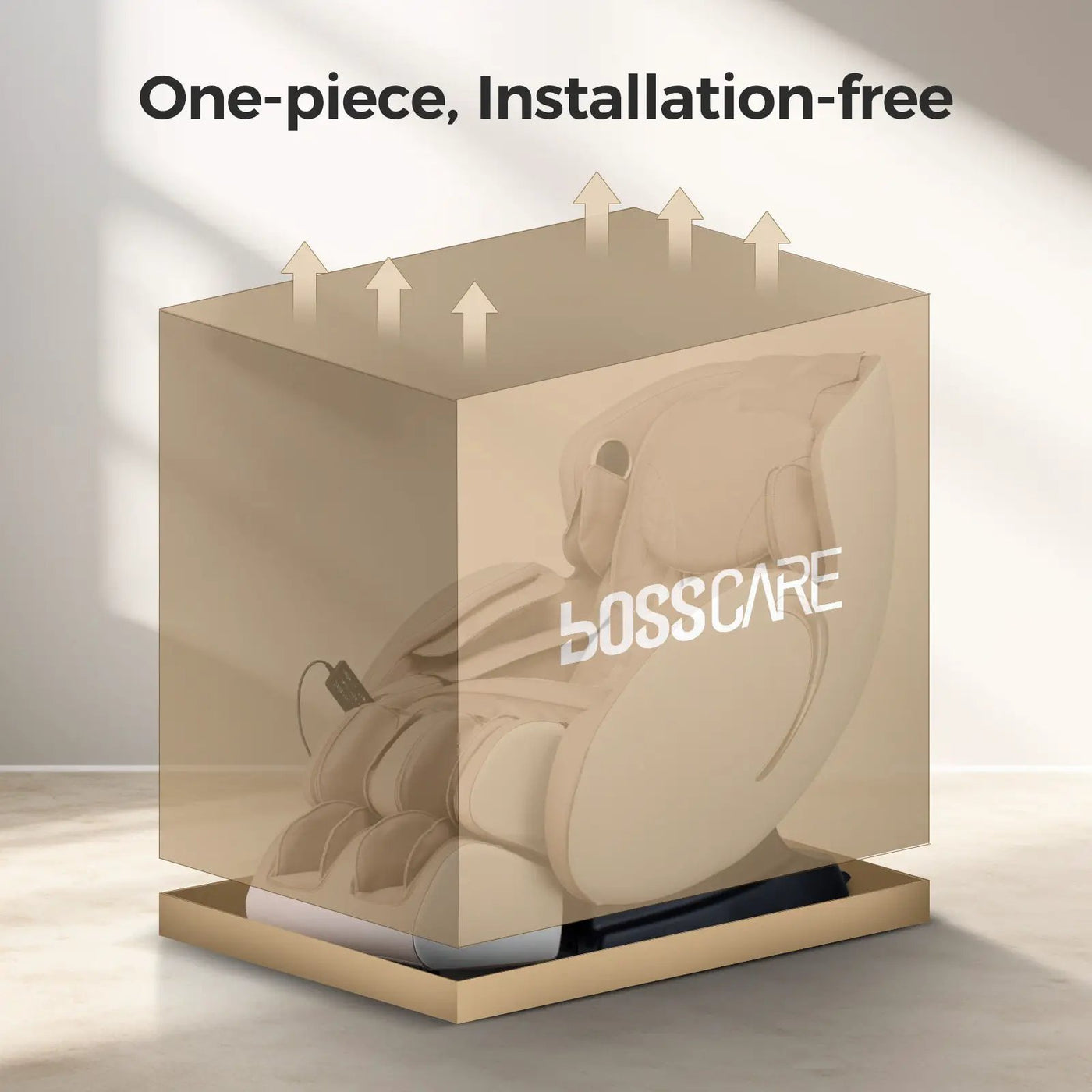Bosscare - 3D Zero Gravity Massage Chair, Full Body Shiatsu Recliner With App by HouseOfZazla