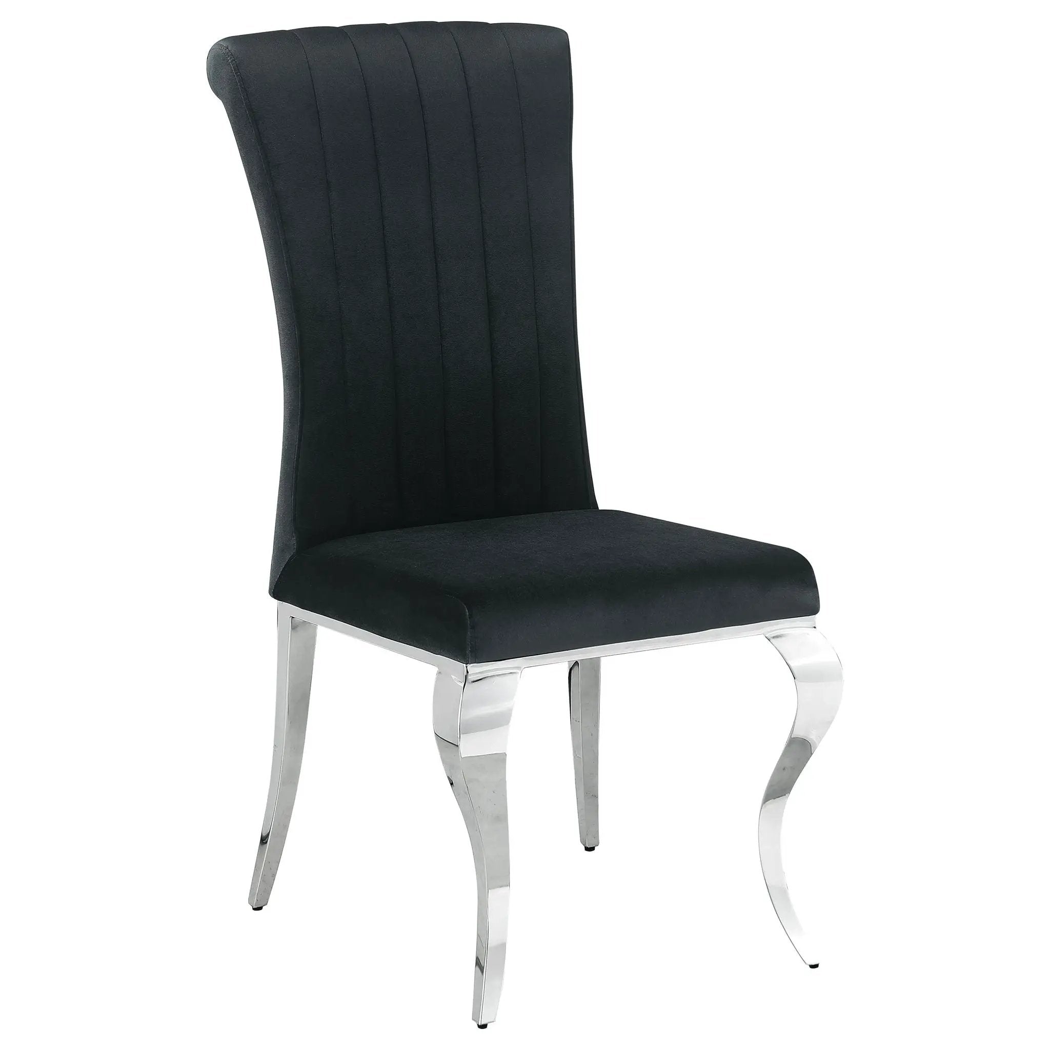 Elegant Upholstered Side Chairs (Set of 4) by HouseOfZazla