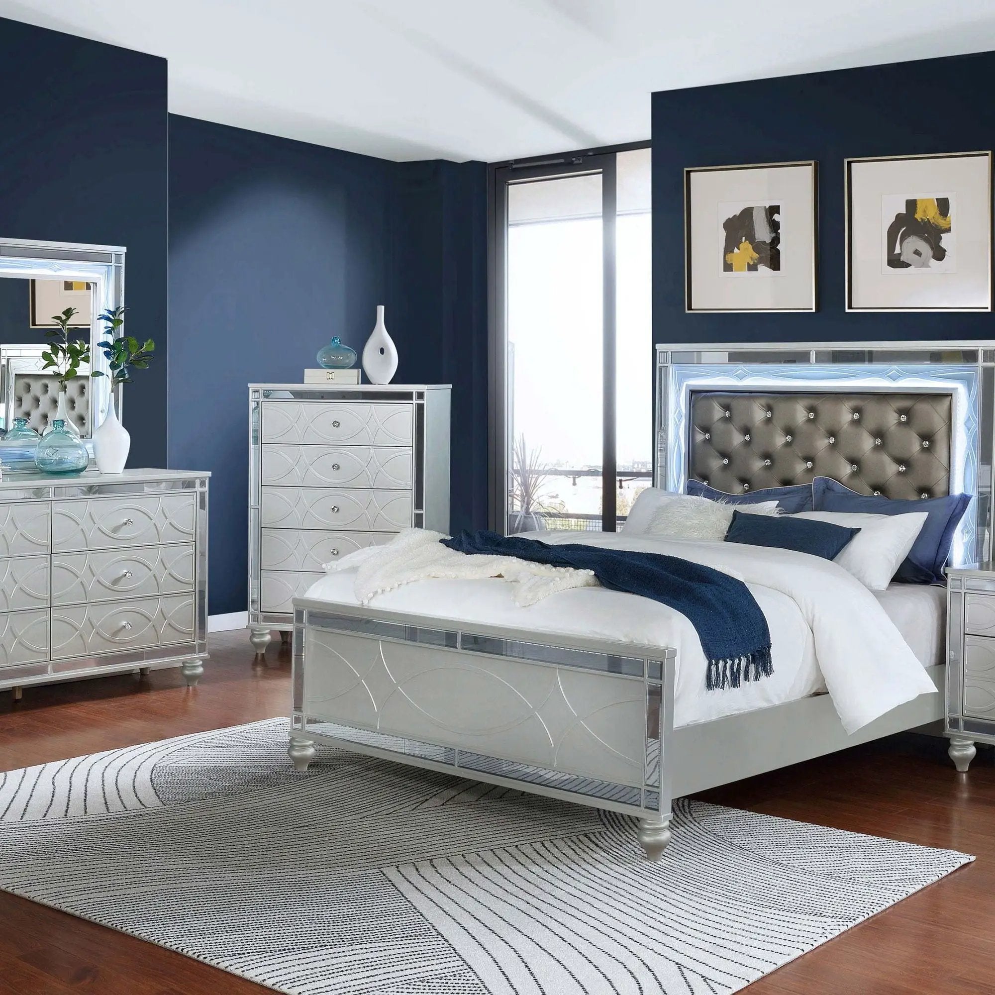 Menlo - 2 Drawer Nightstand - Gray