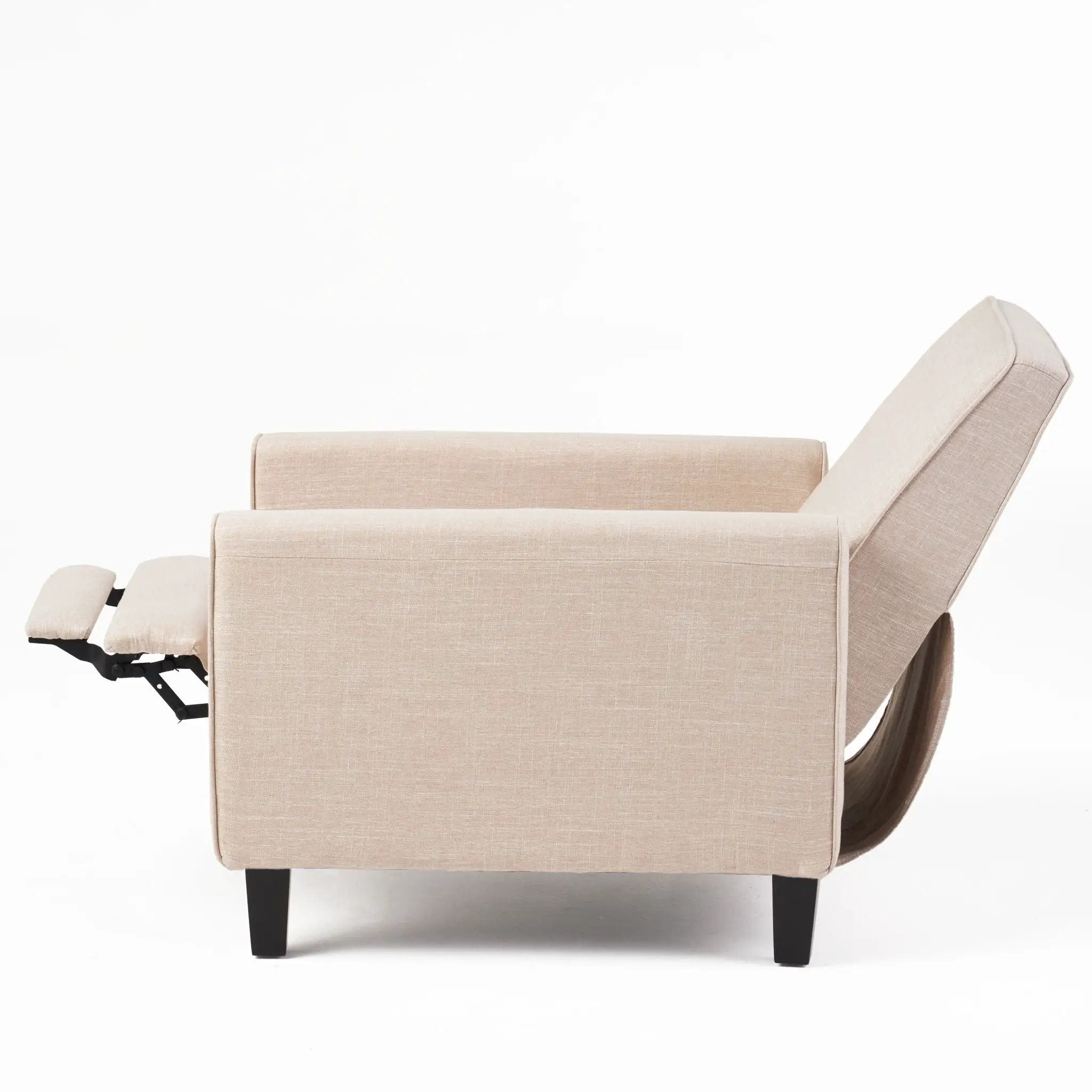 Upholstered Push Back Recliner Chair For Living Room by HouseOfZazla