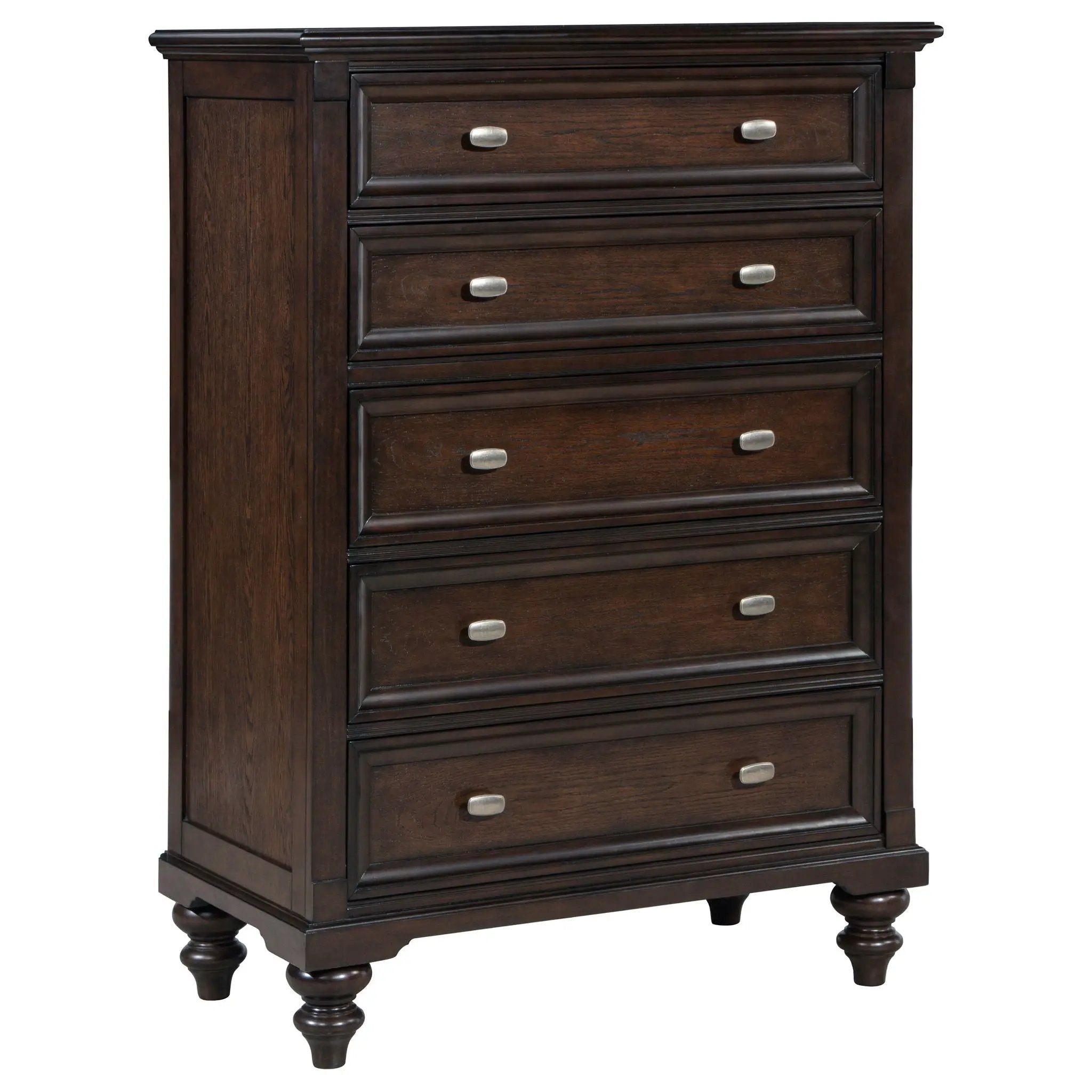 Andover 5-drawer Chest of Drawers Dark Oak by Unique Piece Furniture