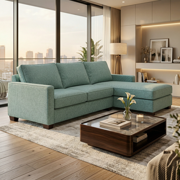Modena Sectional Sofa – Customizable L-Shaped Comfort