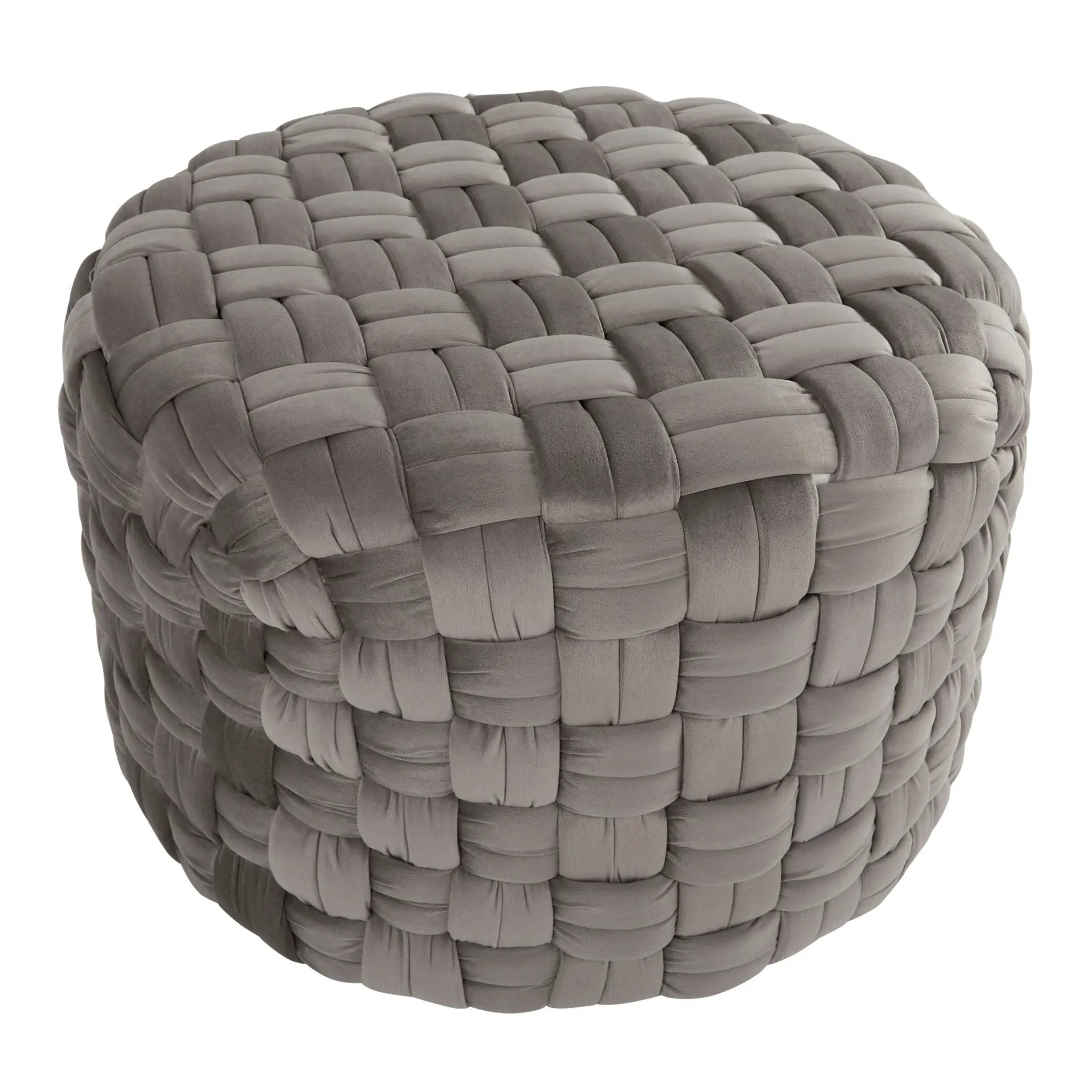 Braided - Versatile Round Ottoman by Unique Piece Furniture