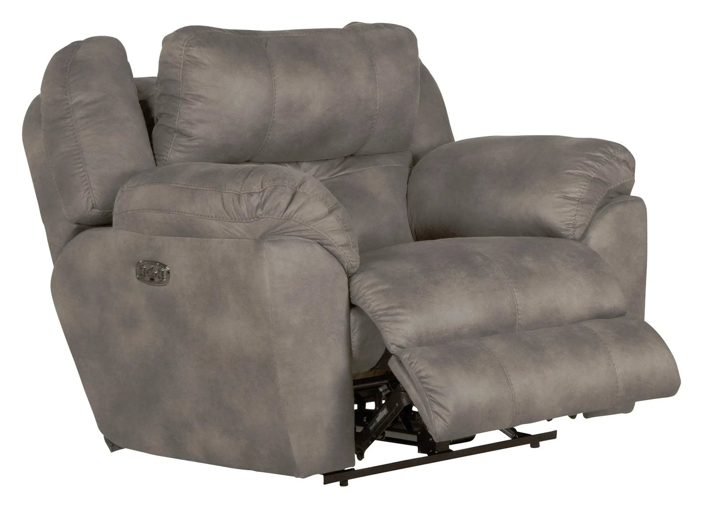 Ferrington - Power Lay Flat Recliner with Power Adjustable Headrest & Lumbar by Unique Piece Furniture