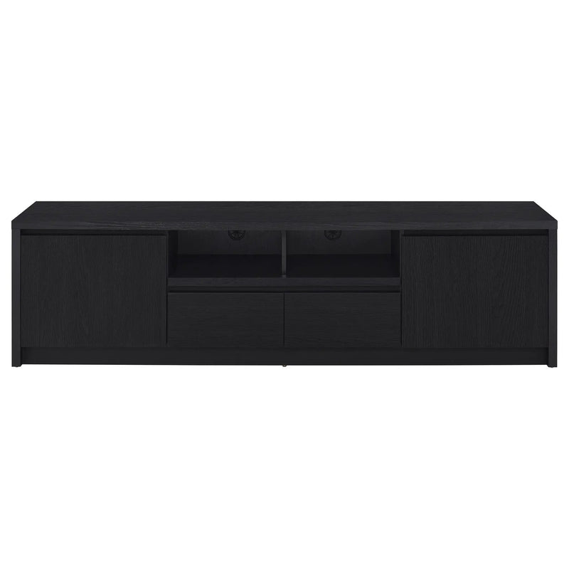 Winfield 3-piece Entertainment Center 78-inch TV Stand Black by Unique Piece Furniture