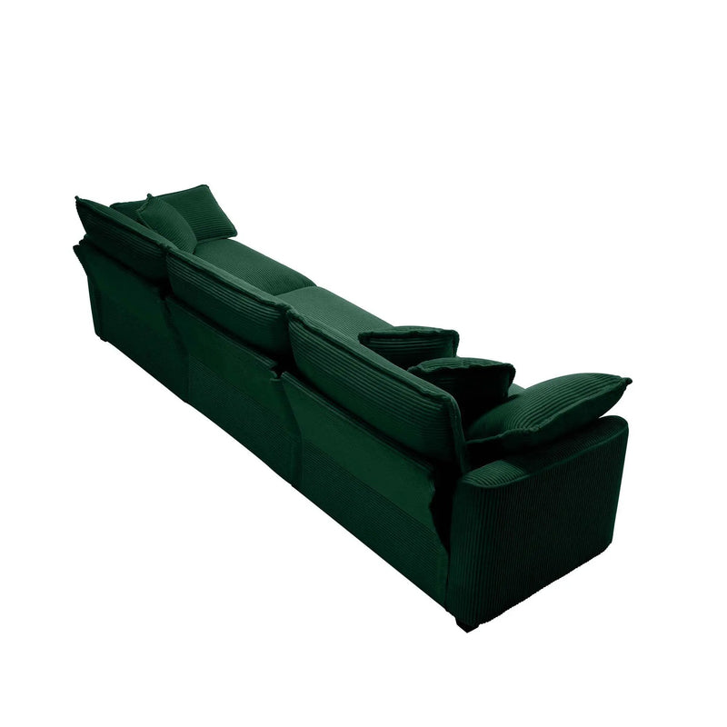 Elegant Oversized Sectional Sofa Set With Deep Seats And Flexible Layout by Unique Piece Furniture