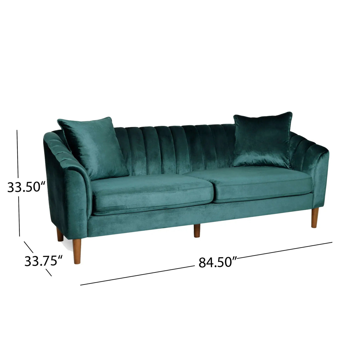 Contemporary 3 Seater Sofa With Accents by HouseOfZazla