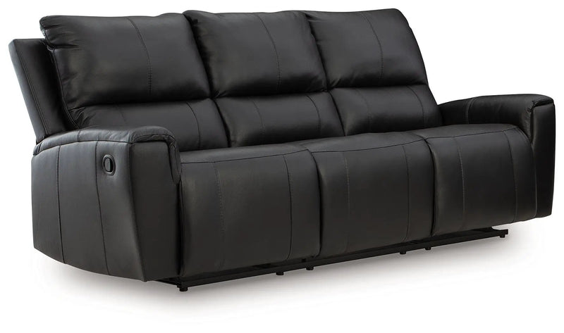 Glossmore - Reclining Sofa - Black by Unique Piece Furniture