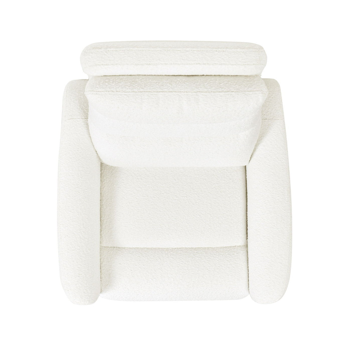 High Back Power Recliner Motion Chair with Powered Recline - Chiffon White, photo 6 of 11