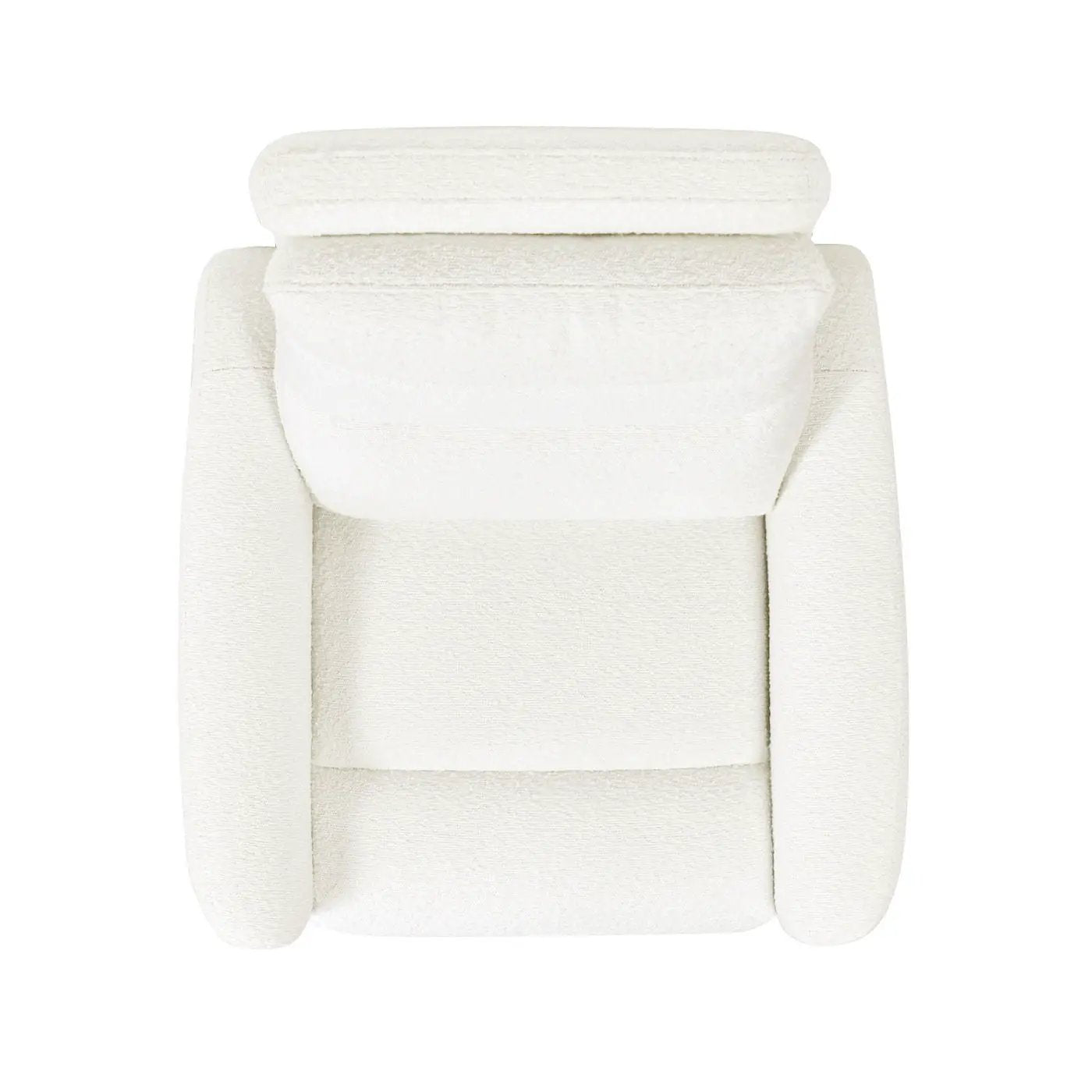 Bloomy - High Back Power Recliner Motion Chair - Chiffon White by HouseOfZazla