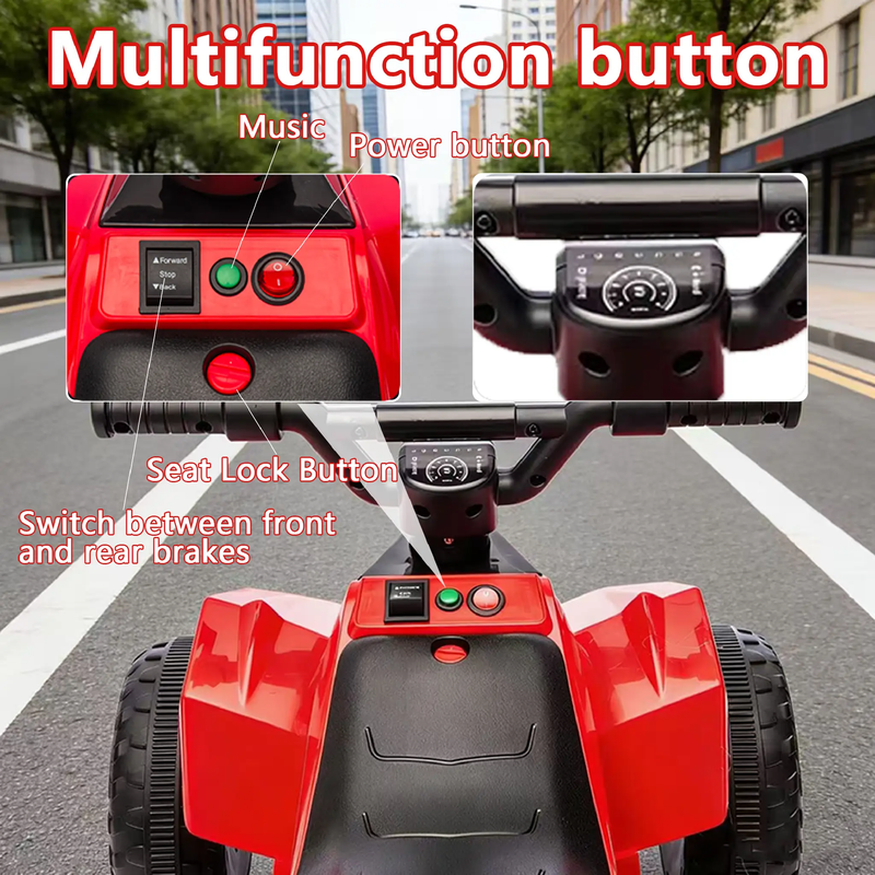 Kids Electric ATV Ride On Toy - Perfect Gift for Young Adventurers by HouseOfZazla